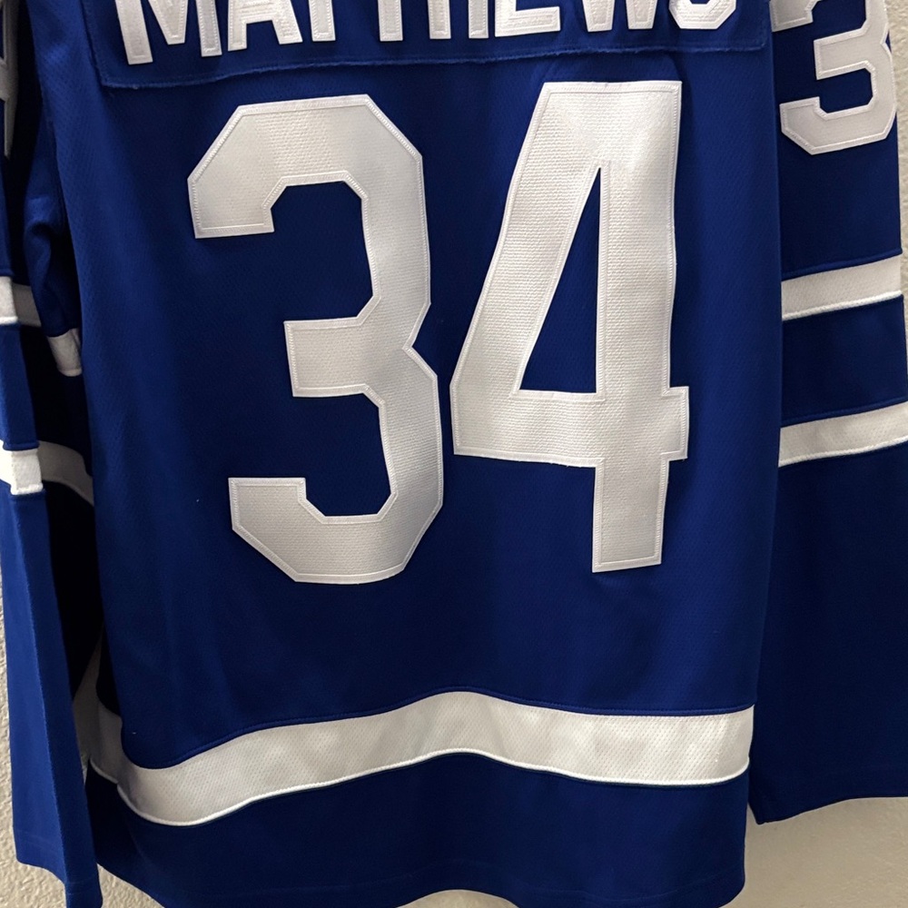 Fanatics Blue and White Toronto Maple Leafs Jersey - Picture 5 of 5